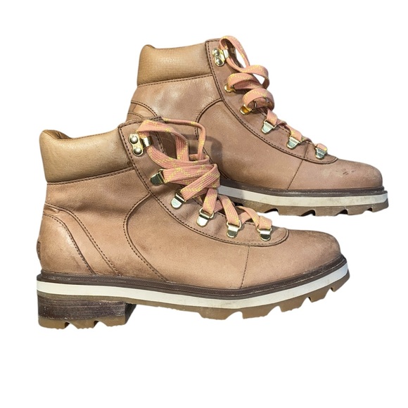 Sorel Lennox Waterproof Leather Hiker Boot Womens 9 - Picture 1 of 10
